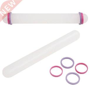 Bakeware White Plastic rolling pin Non-stick Cake Dough
