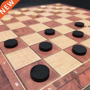 New Desgn 3 n 1 Wooden Chess Backgammon Checkers Travel C