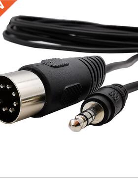 Din 7Pin Male to 3.5mm 1/8in Stereo Audio Cable MIDI 7 pin
