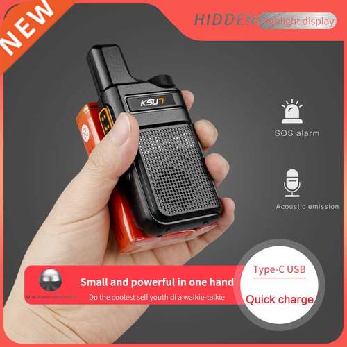 KSUN M6 Mini PMR 446 Two Wy Rdio HF Trnsceiver Portble