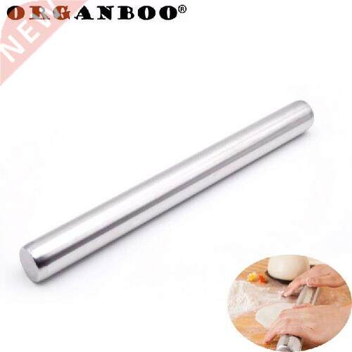 ORGANBOO 1PC Stainless steel roller pin dumpling skin