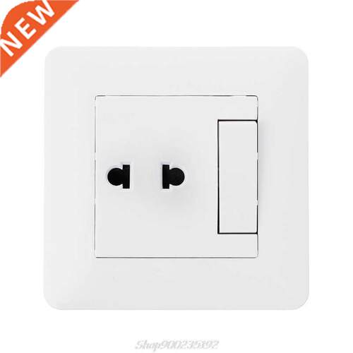 Wall Outlet 2 Hole Universal Power Socket With 1 Gang 2 Way