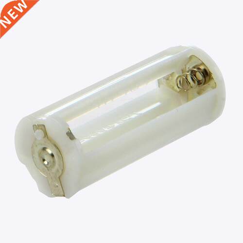 2PCS Off White Housing Cylinder Batteries Holder for 3x1.5VA
