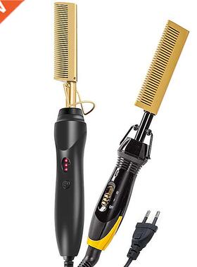 Har Straghtenng Brush Straghtener Flat ron Smoothng Ho