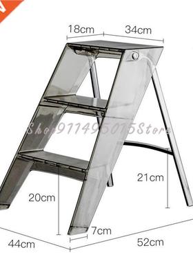 Nordc Household Multfunctonal Ladder Transparent Foldng