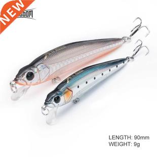 Kingdom 90mm 9g Fishing Hard Lure Floating Minnow Movable L
