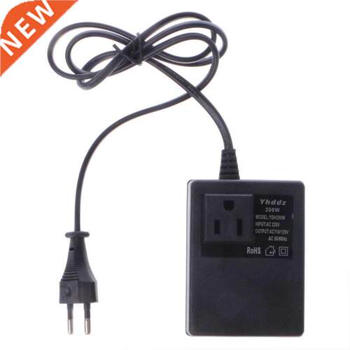 200W AC 220V to 110V Step Down Transformer Convert AC Power