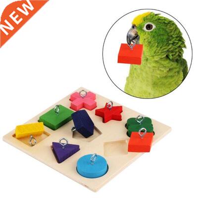 Pet Educational Toys Birds Parrot Interactive Training Color
