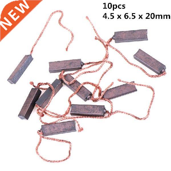 10Pcs New Carbon Brushes Wire Leads Generator Generic
