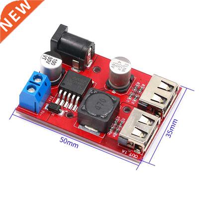 LM2596 LM2596S Dual USB DC-DC 9V 12V 24V 36V to 5V 3A Step