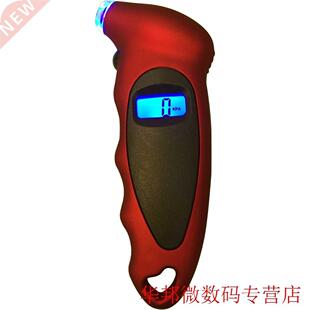 Red Car Digital Tire Pressure Gauge Tool Car Motorcycle Bike
