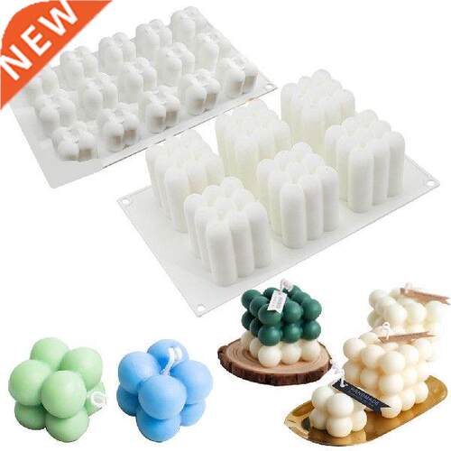 Big/Mini Rubik's Cube Silicone Candle Mold Candles Aroma