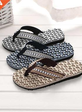 2021 Wholesale Summer Men Flip Flops Bathroom Slippers Men C