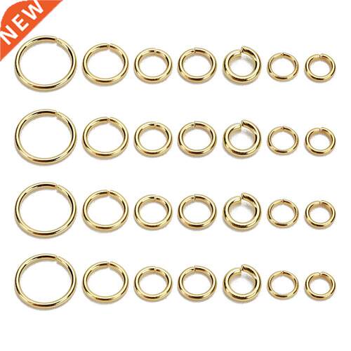 100Pcs/Lot Stainless Steel Open Jump Ring 4/5/6/8mm Dia Roun