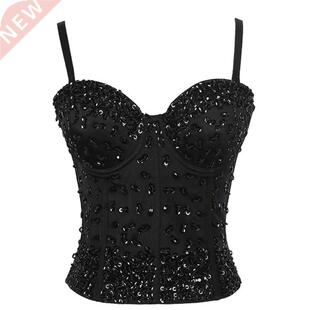 Long Solid Performance Nightclub Tank Top To Wear Out Autumn