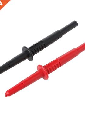 2 Pcs Copper Rod Multimeter Testing Probe 4mm Socket Type Pr