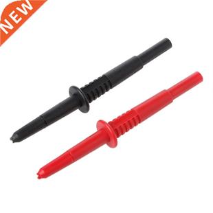2 Pcs Copper Rod Multimeter Testing Probe 4mm Socket Type Pr