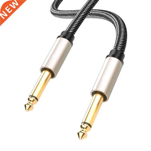 6.35mm to 6.35mm Stereo Cable Male TRS Speaker Amp Cable Jac
