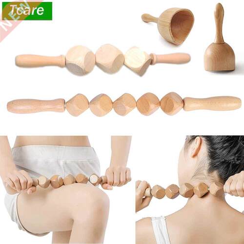 Tcare Wooden Body Massage Tool Foot Reflexology Acupuncture