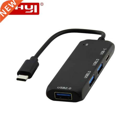 CHYI 4 Port USB C To Type C 3.1 Hubs 2.0 Multi Ports Portab