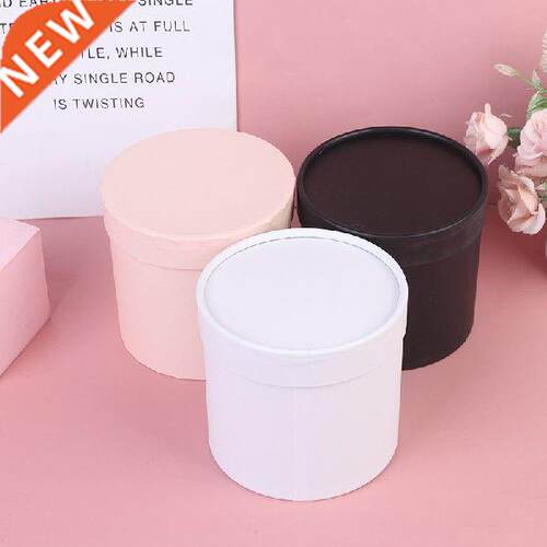 1 PC Round Flower Paper Boxes Hold The Bucket Gift