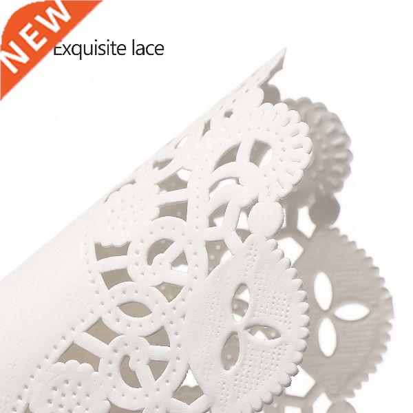 100PCS Cake Paper Pad Lace Paper Doilies Tables Tea Party