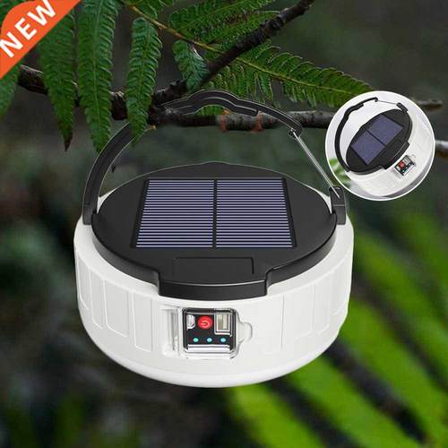 LED Solr Light USB Rechrgeble Cmping Outdoor Tent Light
