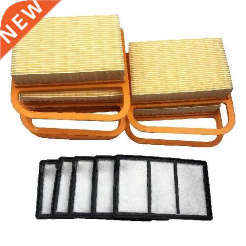 Pack of 5 Garden Chainsaw Air Filter with Cotton Filtration
