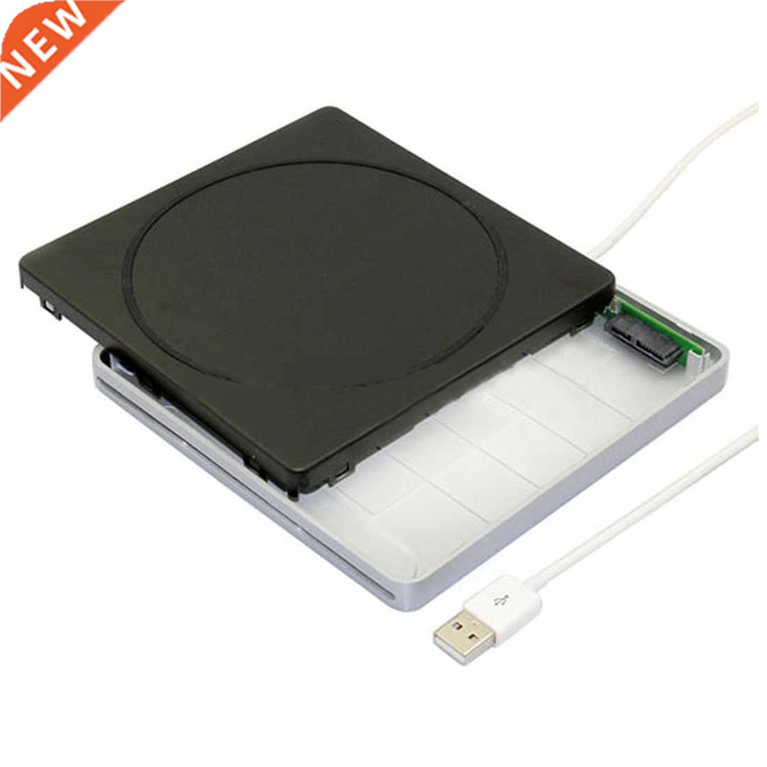 Slot-in USB SATA CD DVD/RW Drive Enclosure Caddy Apple MacBo