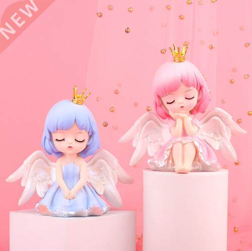 New Fancy Desk Decor Angel Statue Cake Decorating Resin