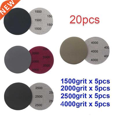 20pcs Sandpaper  Inch Hook And Loop Sandpaper 1500 2000 250