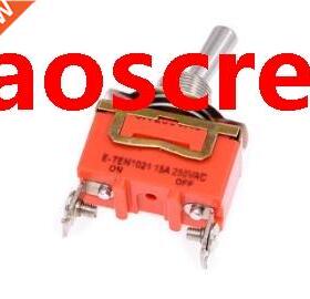 250V 15A SPST Latching Rocker Type 2 Position Toggle Switch