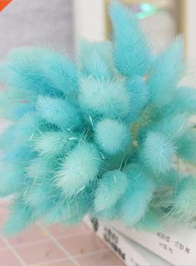 1 Bunch/60 Pcs Wedding Decoration Dried Grass Rabbit Tail