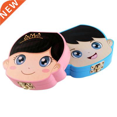 Wooden Baby Tooth Box English /Spanish /Portuguese Milk Teet