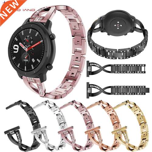 20 22mm Metal Steel Bracelet for Huami Amazfit Pace Stratos