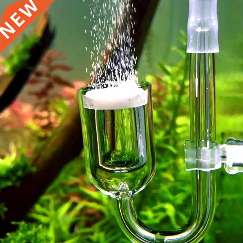 Glass Spiral CO2 Diffuser Bubble Counter for Aquarium