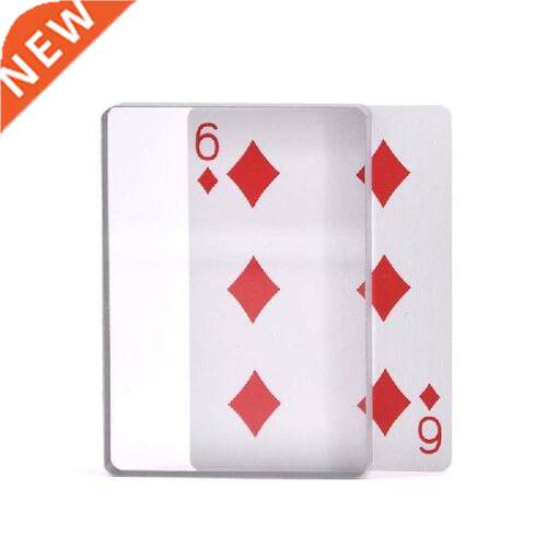 Omni Deck Glass Card Deck Ice Bound Magic Tricks Playing