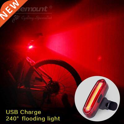 Deemount 100 lm recargable cob led usb mountain bike mtb de