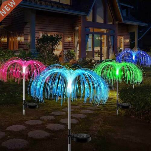 Solar Garden Light Outdoor Solar Jellyfish Light Waterproof