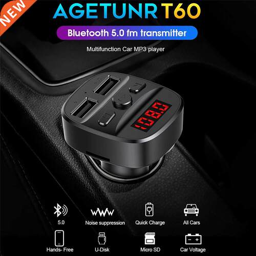 Universal Car Charger FM Transmitter Wireless Bluetooth 5.0