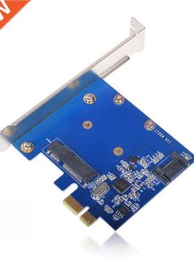 PC-E X to mSATA/SATA 3.0 expanson card master chp ASM106
