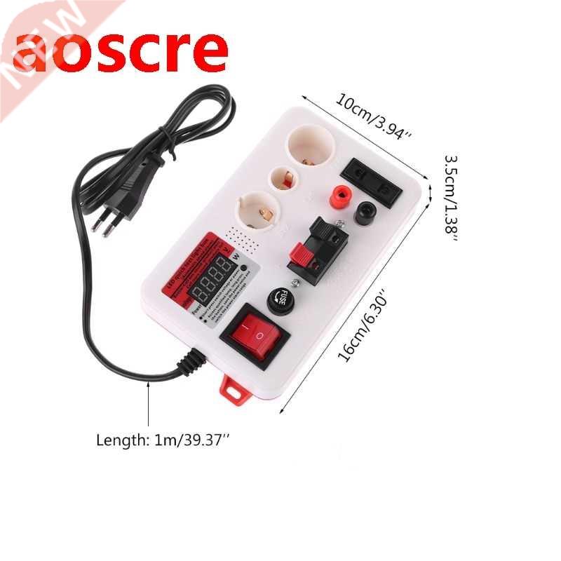 LED Quick Test Light Box Voltage Power Tester for E27 B22 E1