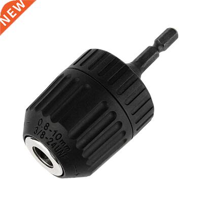 /8-24UNF 0.8-10MM Keyless Drill Chuck Clip With 1/4'' Hex S