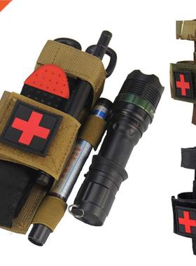 Tactical First Aid Kit Hanging Bag Scissors Cover Multi-Func