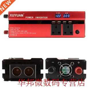 Peak 4000W LED diaplay Car Power Inverter Converter Charger