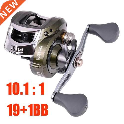 19+1BB 10.1:1 10kg Max Darg Baitcasting Fishing Reel Slow Pr