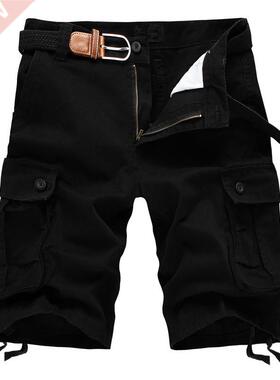 2021 Summer Men	s Baggy Multi Pocket Military Cargo S