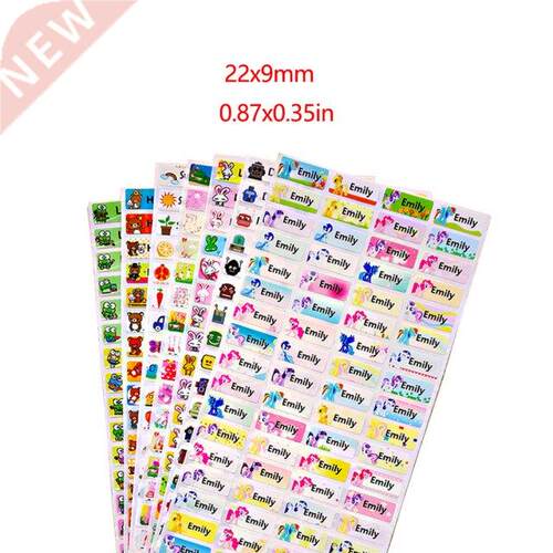 100Pcs Cute Custom Name Stickers Waterproof Personal Childre