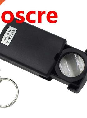 1PCS 45x Folding Eye 30X Magnifier Glass 40X With LED Light