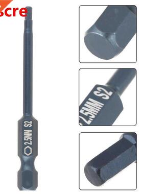 Screwdriver Bit 10pcs 1/4inch Set H6 3 * 65mm * H2 5 Screwdr